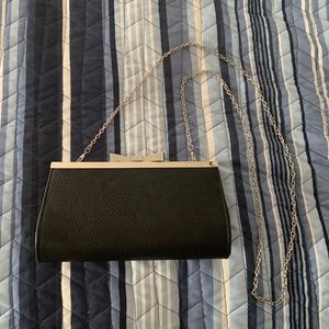 Black Clutch — Silver Detail